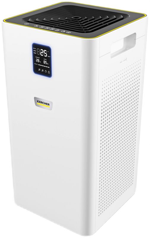 Очищувач повітря Karcher AF 50, 50м2, 520м3/год, дисплей, 2 HEPA фільтри, 4 режими,  інд. забр-ння, білий