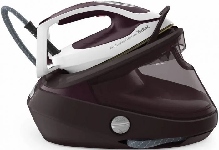 Праска-парогенератор Tefal Pro Express Ultimate, 3000Вт, 1200мл, паровий удар -600гр, постійна пара - 170гр, керам. підошва, бордовий