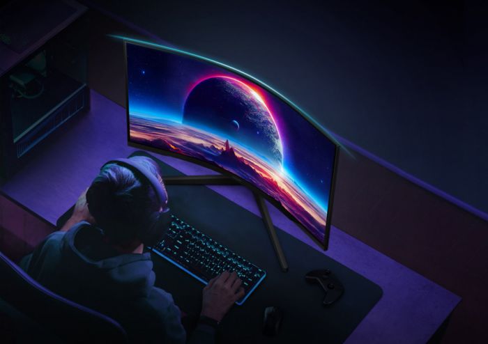 Монітор Samsung 27" Odyssey G55C 2xHDMI, DP, VA, 2560x1440, 165Hz, 1ms, CURVED