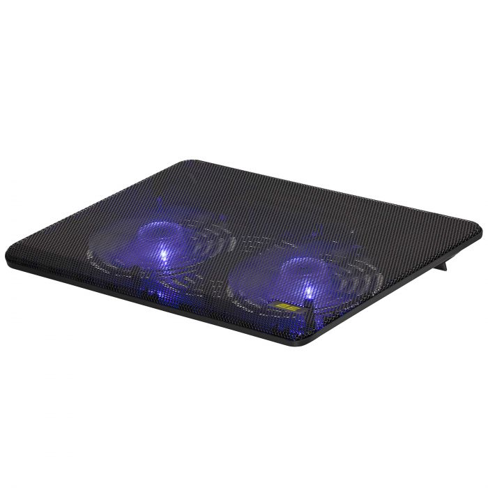 Підставка для ноутбука 2E GAMING CPG-001, до 14", 1xUSB-A, Blue LED, чорний