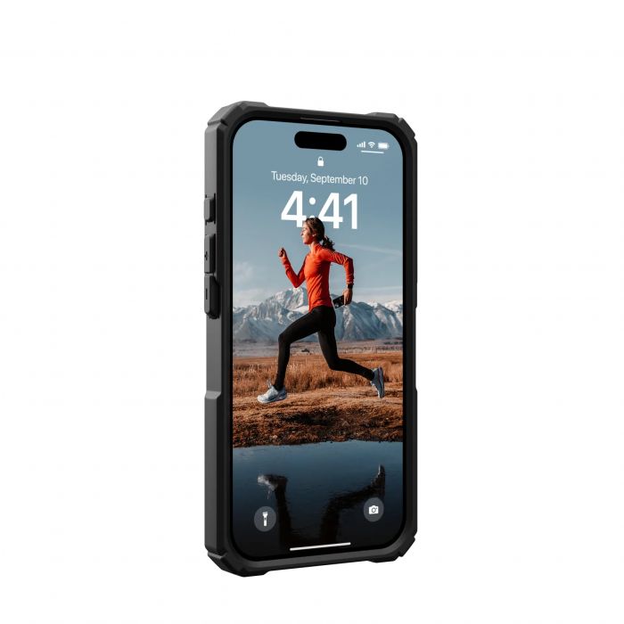 Чохол UAG для iPhone 15 Pro, Plasma XTE Magsafe, Black/Orange
