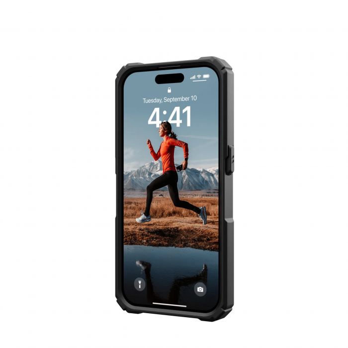 Чохол UAG для iPhone 15 Pro, Plasma XTE Magsafe, Black/Orange