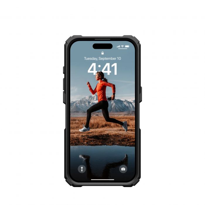 Чохол UAG для iPhone 15 Pro, Plasma XTE Magsafe, Black/Orange