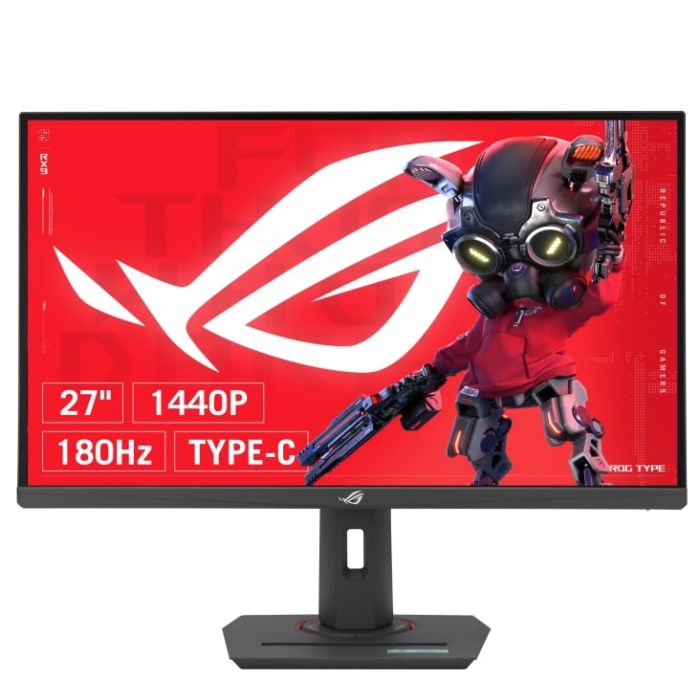 Монітор Asus 27" ROG Strix XG27ACS HDMI, DP, USB-C, IPS, 2560x1440, 180Hz, 1ms, sRGB 133%, AdaptiveSync, Pivot, HDR400