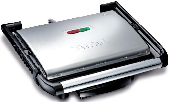 Гриль Tefal прижимний PaniniGrill 2000Вт, темп. режимів-1, метал