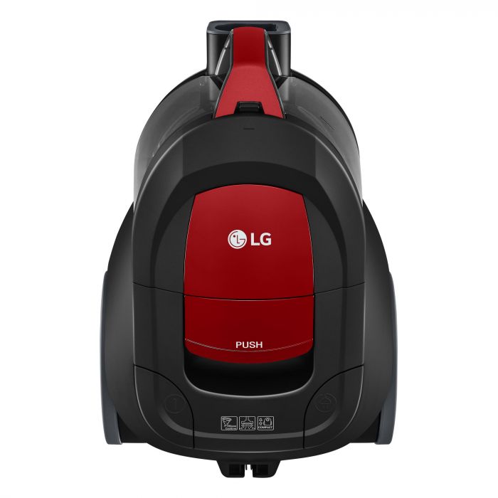 Пилосос LG контейнерний, 650Вт, конт пил -1.1л, турбо-щітка Pet Brush, червоний