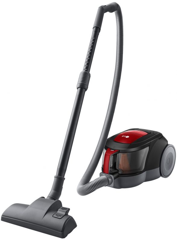 Пилосос LG контейнерний, 650Вт, конт пил -1.1л, турбо-щітка Pet Brush, червоний