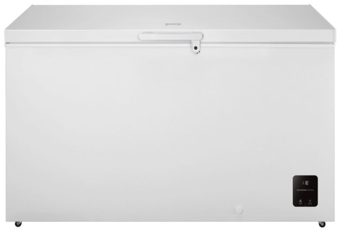 Морозильна скриня Gorenje, 420л, А+, ST, Дисплей, білий