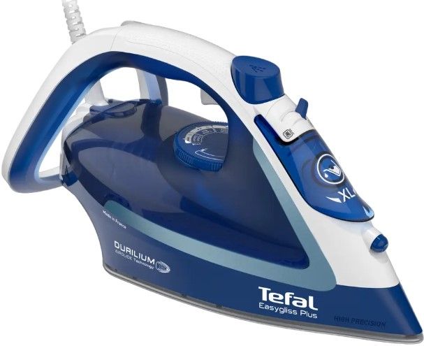 Праска Tefal Easygliss 2, 2700Вт, 270мл, паровий удар -240гр, постійна пара - 50гр, керам. підошва, синій