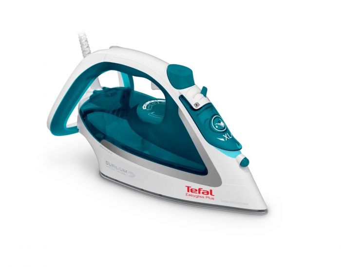 Праска Tefal Easygliss Plus, 2500Вт, 270мл, паровий удар -195гр, постійна пара - 45гр, керам. підошва, біло-блакитний