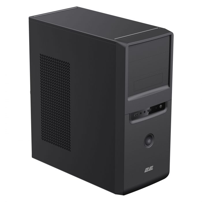 Корпус 2E TeamX TMX01 з БЖ 2E ATX400W 2xUSB2.0 1x80мм VGA 310мм, ATX чорний