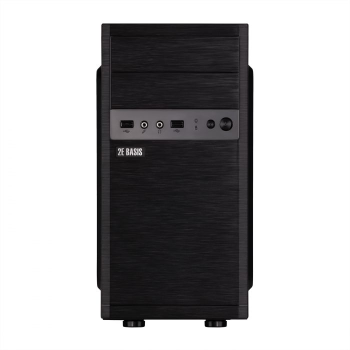 Корпус 2E Basis RD863-400 з БЖ 2E ATX400W, 2xUSB2.0, VGA 320мм, mATX, чорний