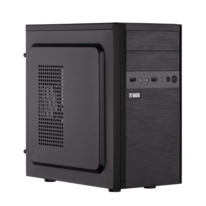 Корпус 2E Basis RD863-400 з БЖ 2E ATX400W, 2xUSB2.0, VGA 320мм, mATX, чорний