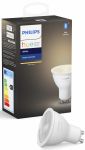 Лампа розумна Philips Hue GU10, 5.2W(57Вт), 2700K, White, ZigBee, Bluetooth, димування