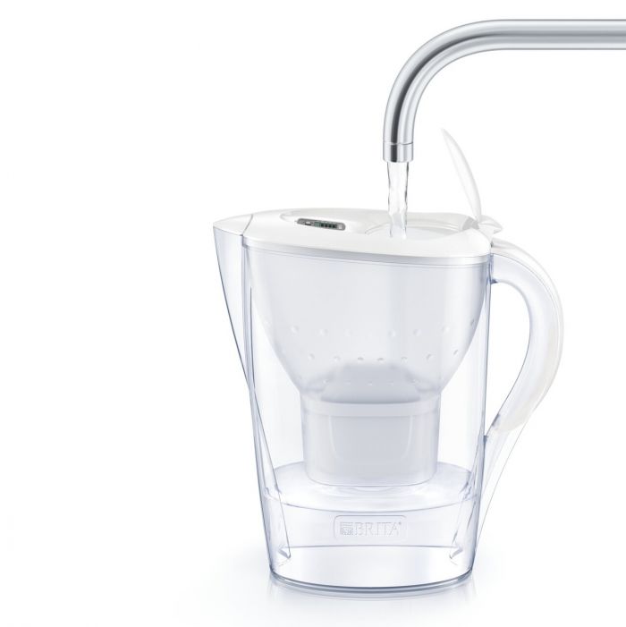 Фільтр-глечик Brita Marella Memo MXPro 2.4л (1.4л очищеної води) з фільтр-картриджем, білий