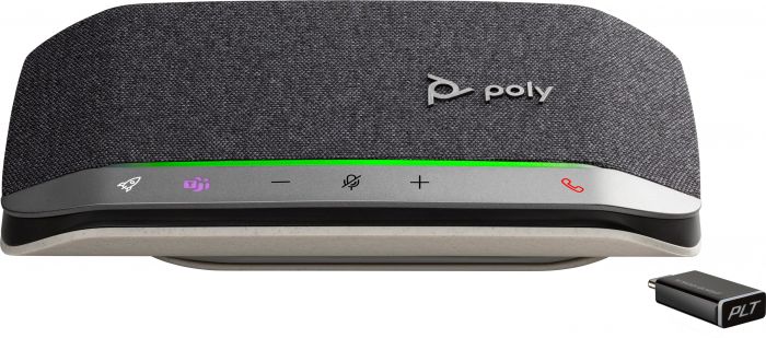 Cпікерфон Poly Sync 20+ з адаптером BT700, сертифікат Microsoft Teams, USB-C, Bluetooth, сірий