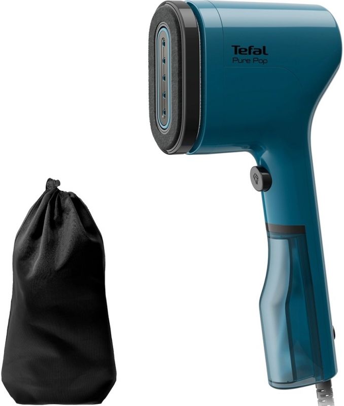 Відпарювач Tefal компактний Pure Pop, 1300Вт, 70мл, постійна пара - 20гр, синій