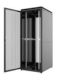 Шафа MIRSAN 19", 42U, GTV, перфорація 63%, 600x1000 мм, максимально 2000 кг, чорна Шафа MIRSAN 19", 42U, GTV, перфорація 63%, 600x1000 мм, максимально 2000 кг, чорна