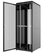 Шафа MIRSAN 19", 42U, GTV, перфорація 63%, 600x1000 мм, максимально 2000 кг, чорна Шафа MIRSAN 19", 42U, GTV, перфорація 63%, 600x1000 мм, максимально 2000 кг, чорна