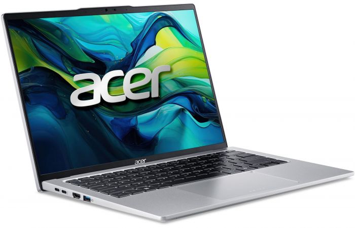 Ноутбук Acer Swift Go 14 SFG14-73 14" 2.2k IPS, Intel U5-125H, 16GB, F1TB, UMA, Lin, сріблястий