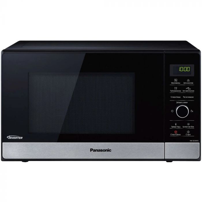 Мікрохвильова піч Panasonic , 23л, електр. керув., 1000Вт, дисплей, чорний