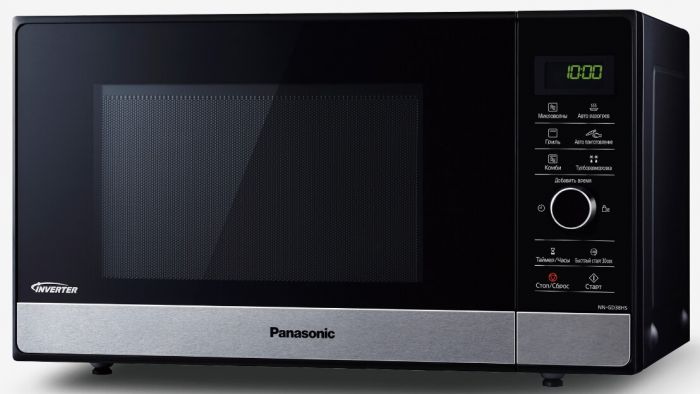 Мікрохвильова піч інверторна з грилем Panasonic NN-GD38HSZPE