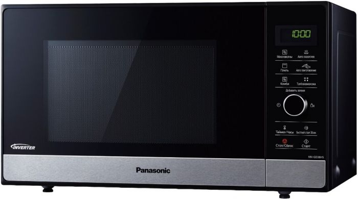 Мікрохвильова піч інверторна з грилем Panasonic NN-GD38HSZPE