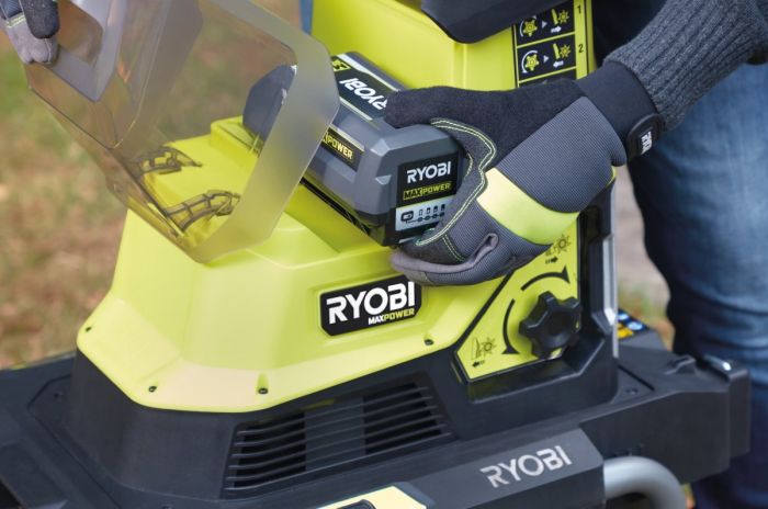 Подрібнювач садовий акумуляторний Max Power Ryobi RY36SHX40-0 36В 40мм 55л 18кг (без АКБ та ЗУ) фреза низькошумний