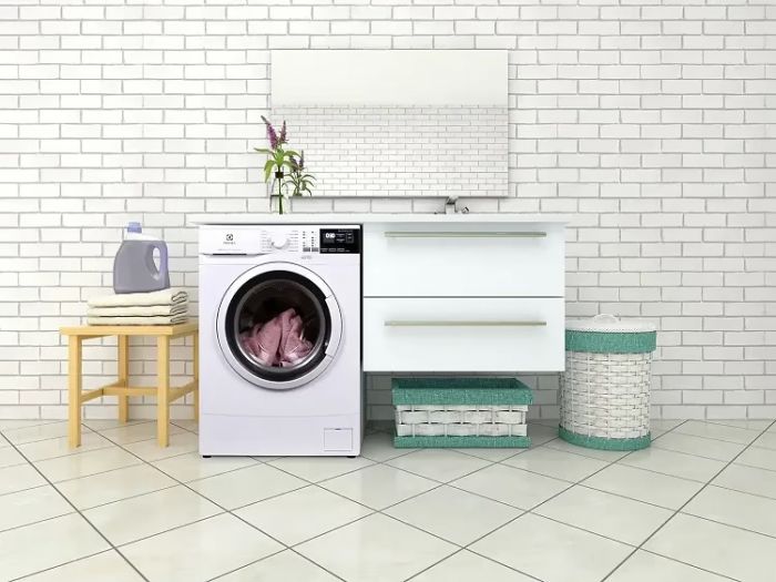 Пральна машина Electrolux фронтальна, 6кг, 1000, A+++, 41см, дисплей, білий