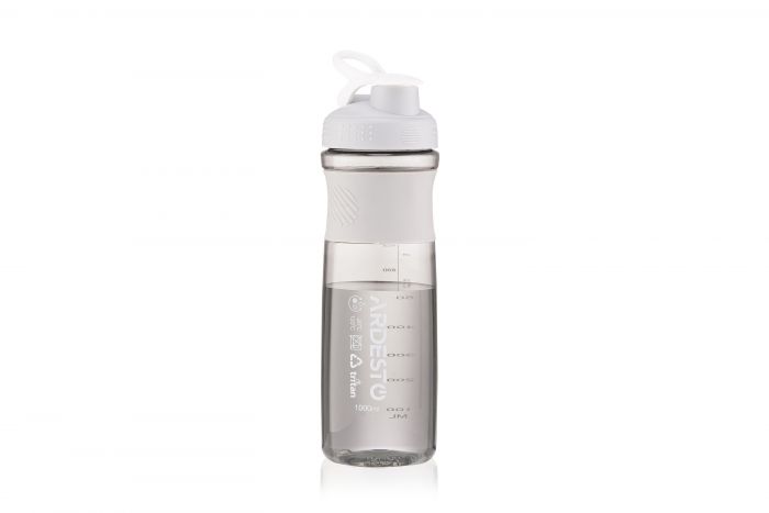 Пляшка для води Ardesto Smart bottle, 1000мл, тритан, сірий