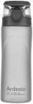 Пляшка для води Ardesto, 600мл, пластик, сірий