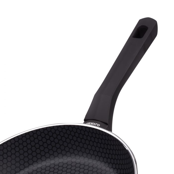 Сковорода глибока Ardesto Gemini Salerno, 24см, алюміній, чорний