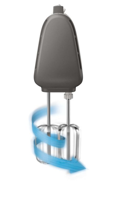 Міксер Philips ручний Viva Collection 450Вт, насадки-4, біло-сірий