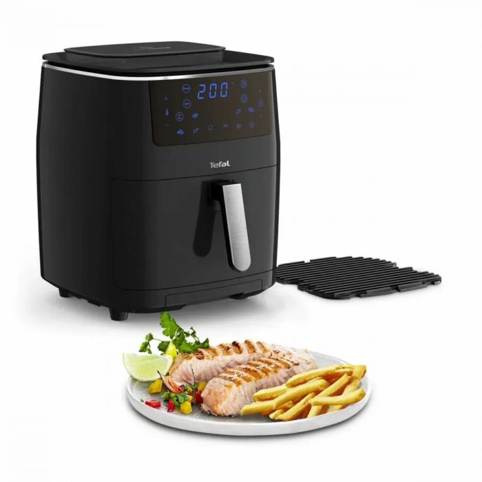 Мультипіч Tefal Easy Fry Grill&Steam, 1430Вт, чаша-6.2л, сенсорне керув., 8 програм, пластик, чорний