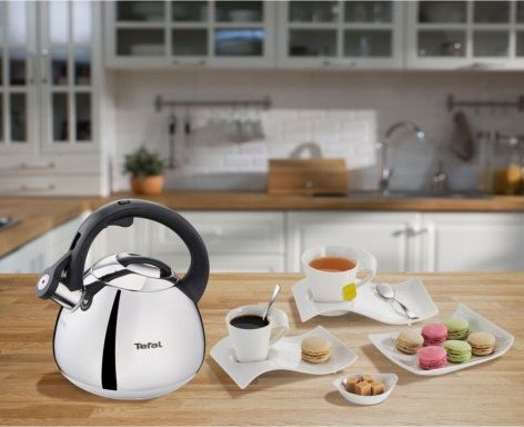 Чайник зі свистком Tefal Kettle Induction, 2.7л, нержавіюча сталь, пластик