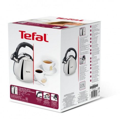 Чайник зі свистком Tefal Kettle Induction, 2.7л, нержавіюча сталь, пластик