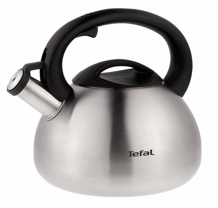 Чайник зі свистком Tefal, 2.5л, нержавіюча сталь, пластик