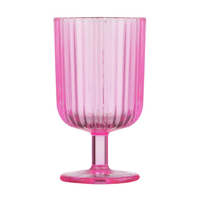 Набір келихів ARDESTO 300мл, 2шт, скло, рожевий
