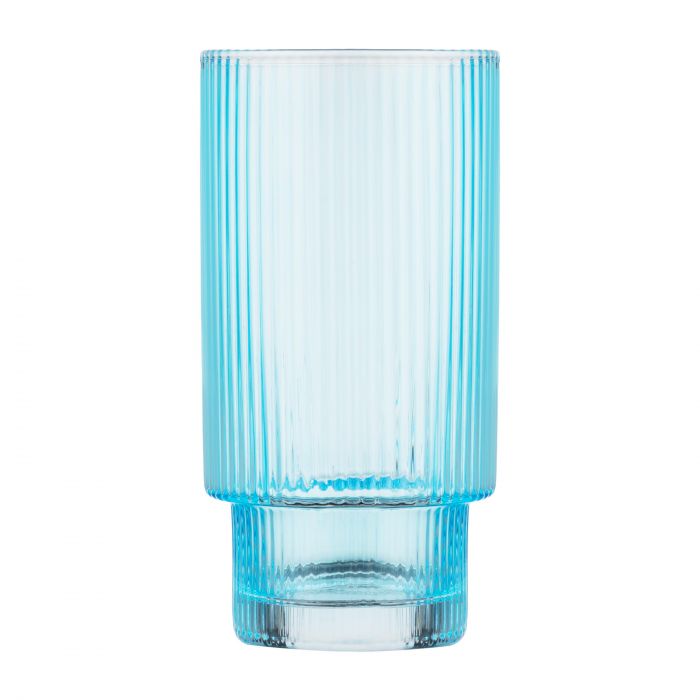 Набір склянок високих ARDESTO 380мл, 2шт, скло, блакитний