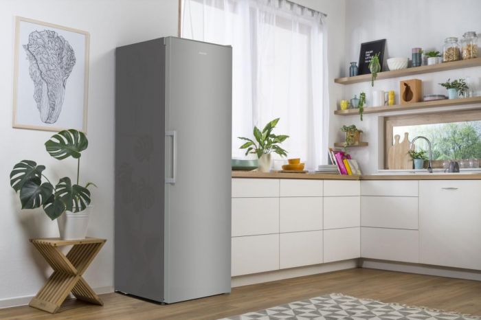 Холодильна камера Gorenje, 185x60х66, 398л, А+, електронне упр, зона св-ті, сірий