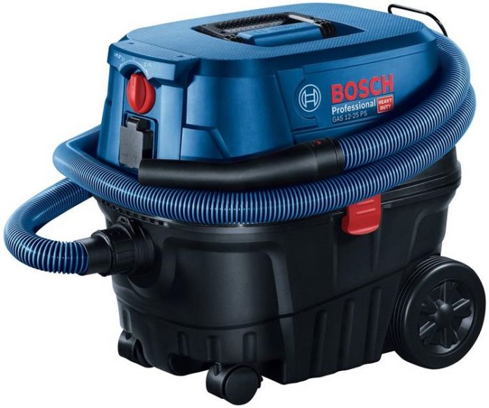 Пилосос професійний Bosch GAS 12-25 PL, 1350Вт, 200мБар, контейнер 25л, НЕРА Н13, 9кг