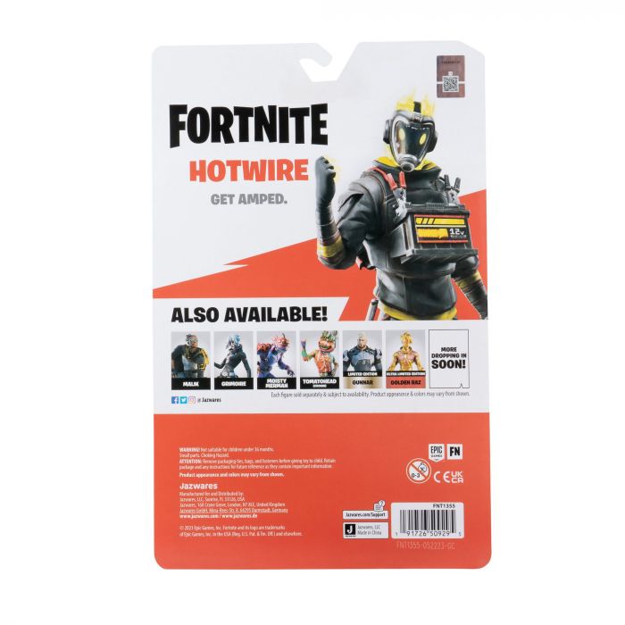 Колекційна фігурка Fortnite Solo Mode Hotwire, 10см Колекційна фігурка Fortnite Solo Mode Hotwire, 10см