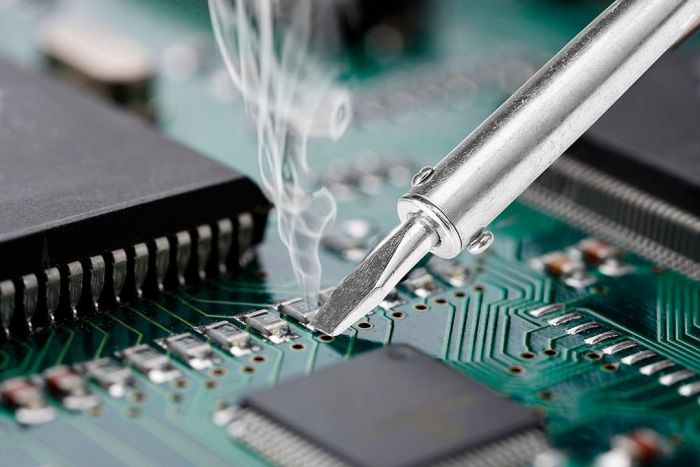 Паяльник електричний Neo Tools 100Вт 500°C нікельована мідь