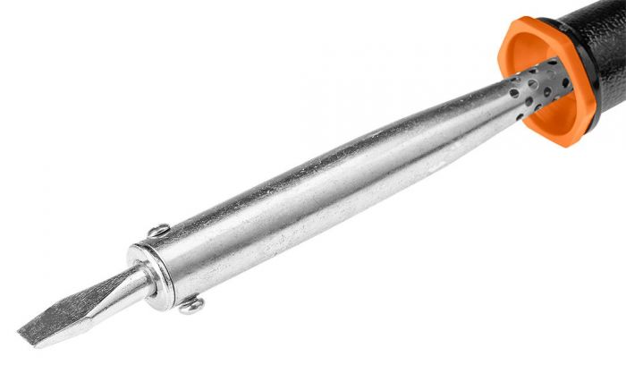 Паяльник електричний Neo Tools 100Вт 500°C нікельована мідь