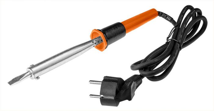 Паяльник електричний Neo Tools 100Вт 500°C нікельована мідь