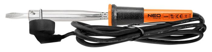 Паяльник електричний Neo Tools 100Вт 500°C нікельована мідь