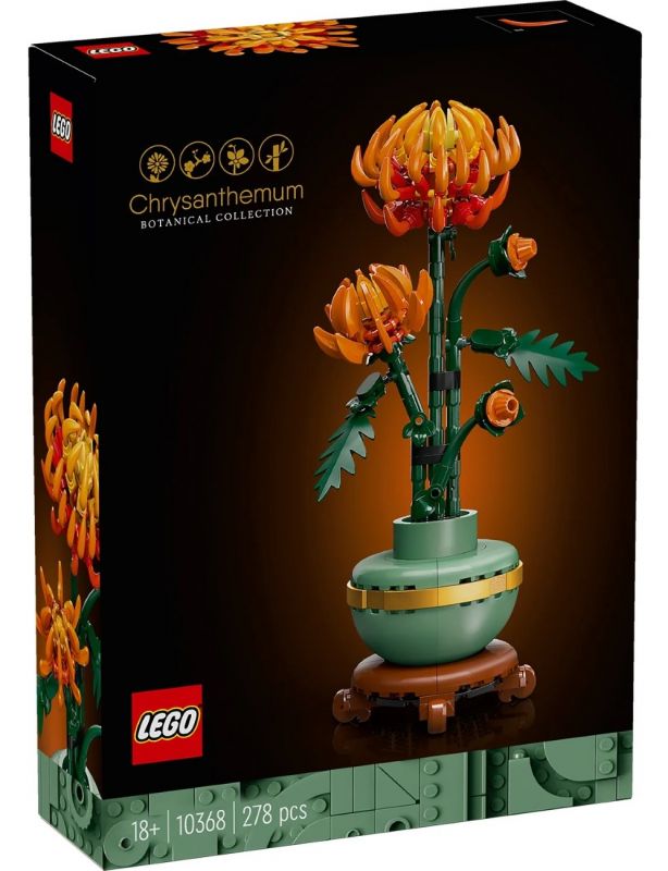 Конструктор LEGO Icons Botanicals Хризантема