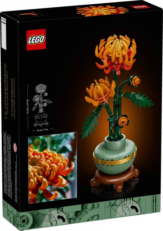 Конструктор LEGO Icons Botanicals Хризантема