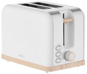 Тостер Ardesto T-F420WWD, 800Вт, метал, 2 слоти, білий Тостер Ardesto T-F420WWD, 800Вт, метал, 2 слоти, білий