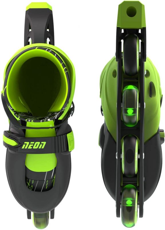 Роликові ковзани Neon Inline, розмір 30-33, зелений